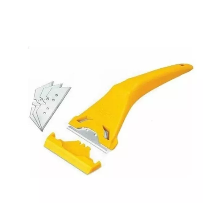 GRATTOIR À VITRE AVEC PROTECTEUR ET 3 LAMES SGS181 SGS