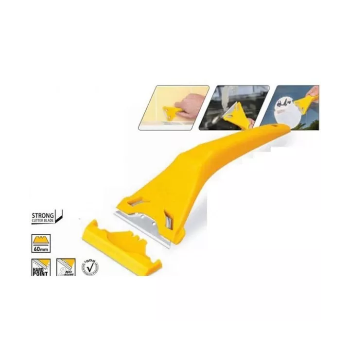 GRATTOIR À VITRE AVEC PROTECTEUR ET 3 LAMES SGS181 SGS
