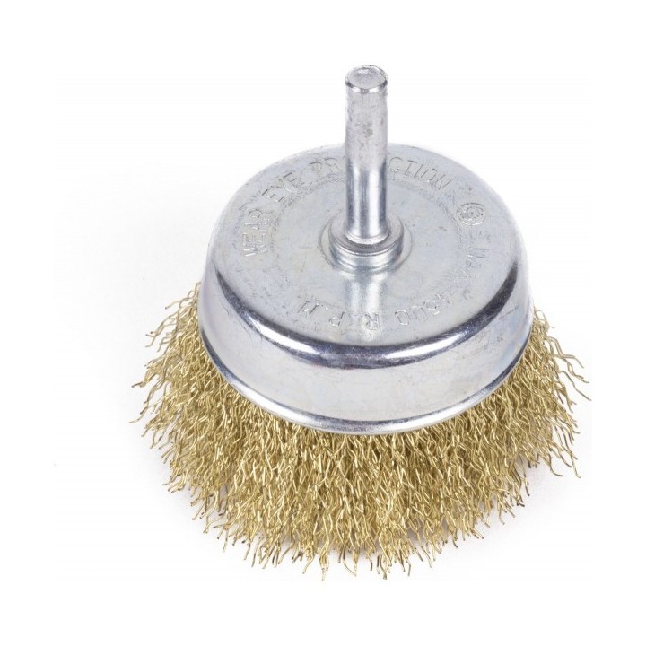 BROSSE MÉTALLIQUE POUR PONCER MÉTAL 75MM