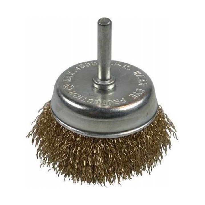 BROSSE MÉTALLIQUE POUR PONCER MÉTAL 75MM