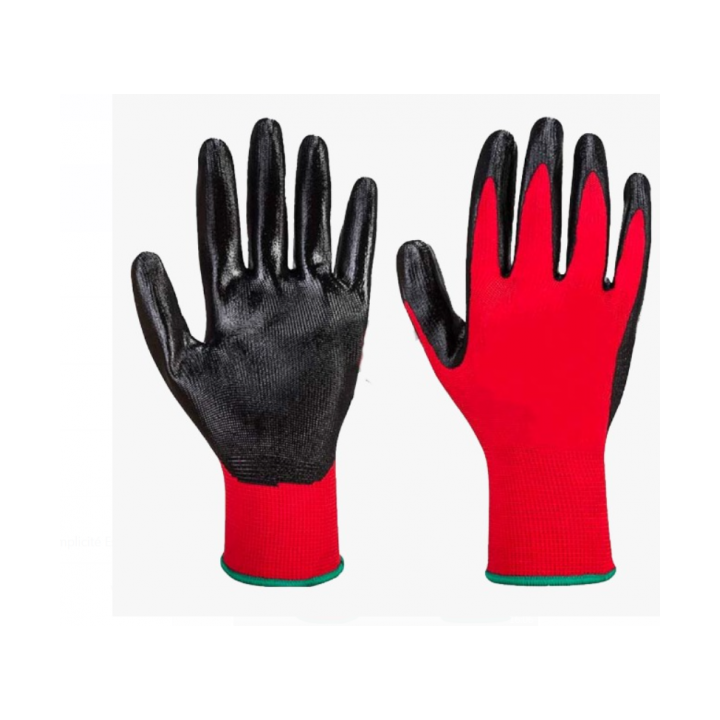 GANTS DE PROTECTION EN POLYESTER TAILLE XL ROUGE POWER