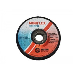 DISQUE EBARBAGE 125*6.4*22,2 POUR ACIER MINIFLEX SUPER DISQUE EBARBAGE 125*6.4*22,2 POUR ACIER MINIFLEX SUPER