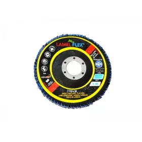 DISQUE À LAMELLES 115MM POUR INOX GRAIN 120 LAMELFLEX