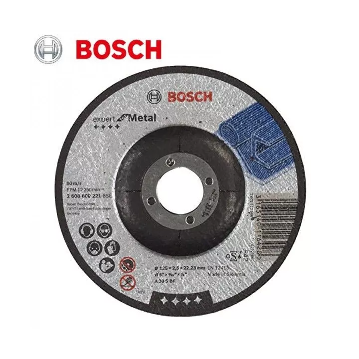 DISQUE À TRONÇONNER MÉTAL 125x2,5x22.23MM BOSCH DISQUE À TRONÇONNER MÉTAL 125x2,5x22.23MM BOSCH