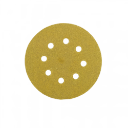 DISQUE ABRASIF AUTO-AGRIPPANT Ø 125MM 8 TROUS P80 ABRAPRO