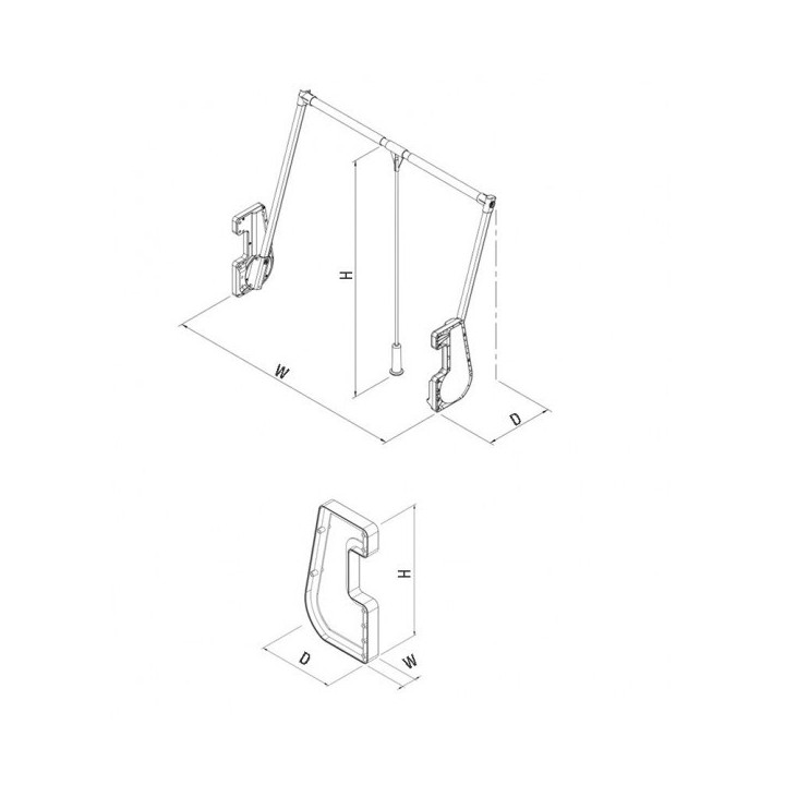 ÉLÉVATEUR DE GARDE-ROBE S-6014 STARAX