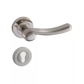 POIGNÉE DE PORTE DILARA GRAND TROU SATIN-CHROMÉ DOGANLAR