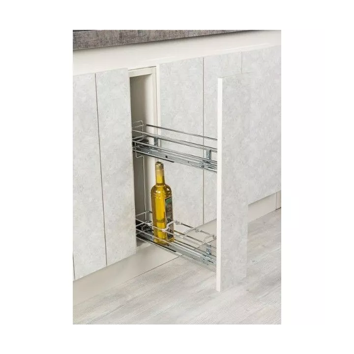 PORTE BOUTEILLE AVEC RAIL CACHÉ 15CM DIRECTION DROITE STARAX