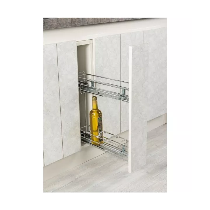 PORTE BOUTEILLE AVEC RAIL CACHÉ 15CM DIRECTION GAUCHE STARAX