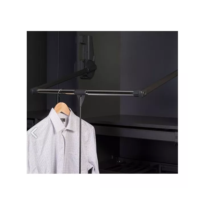 ÉLÉVATEUR DE GARDE-ROBE NOIR S-6013 STARAX ÉLÉVATEUR DE GARDE-ROBE NOIR S-6013 STARAX