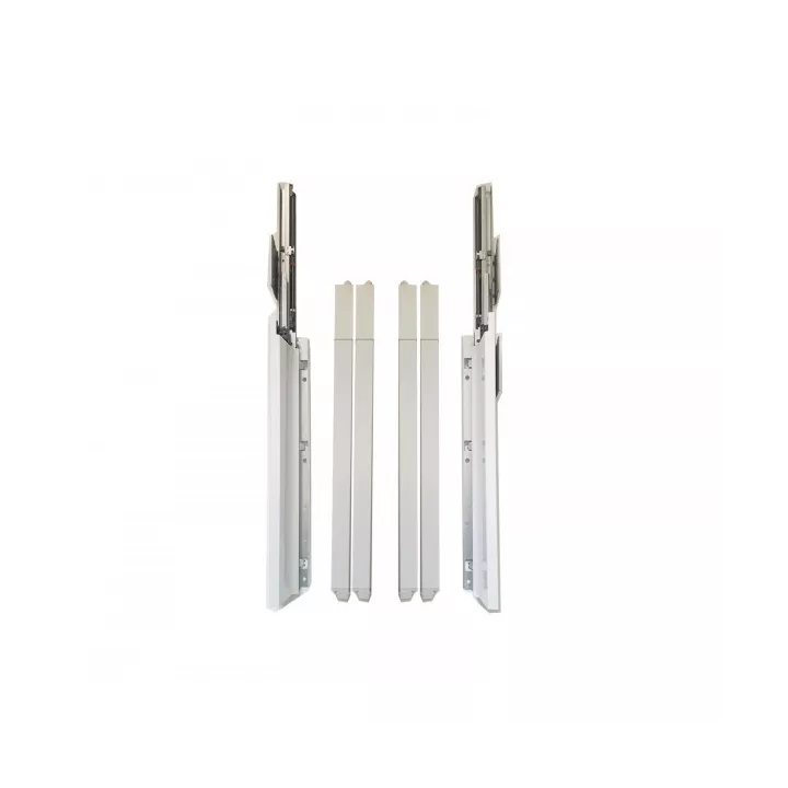 KIT METABOX AVEC 4 TUBES CARRES SOFT CLOSE 45CM BLANC BB1450DD DTC KIT METABOX AVEC 4 TUBES CARRES SOFT CLOSE 45CM BLANC BB1450DD DTC