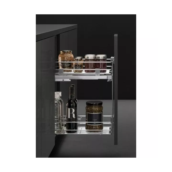 PORTE BOUTEILLE 15CM CHROME SIGE