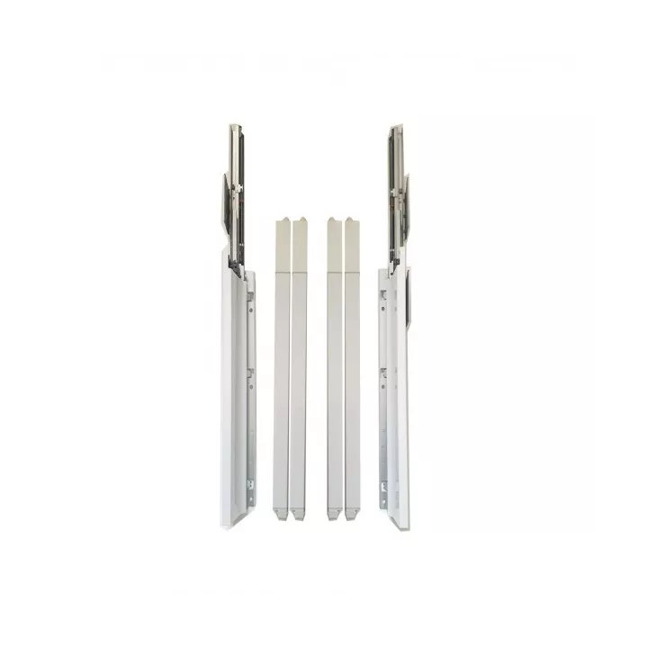 KIT METABOX AVEC 4 TUBES CARRES SOFT CLOSE 50CM BLANC BB1500DD DTC KIT METABOX AVEC 4 TUBES CARRES SOFT CLOSE 50CM BLANC BB1500DD DTC