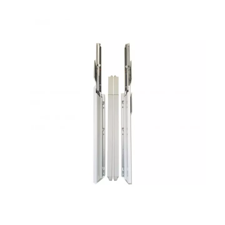 KIT METABOX AVEC 2 TUBES CARRES ET SOFT CLOSE 50CM BLANC DTC KIT METABOX AVEC 2 TUBES CARRES ET SOFT CLOSE 50CM BLANC DTC