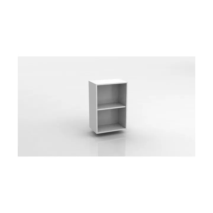 MEUBLE HAUT DE CUISINE AVEC ÉTAGÈRE À 2 NIVEAUX LARGEUR 45CM IKIT