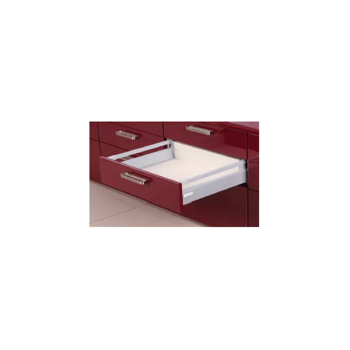 KIT METABOX AVEC 2 TUBES CARRES ET SOFT CLOSE 45CM BLANC DTC KIT METABOX AVEC 2 TUBES CARRES ET SOFT CLOSE 45CM BLANC DTC