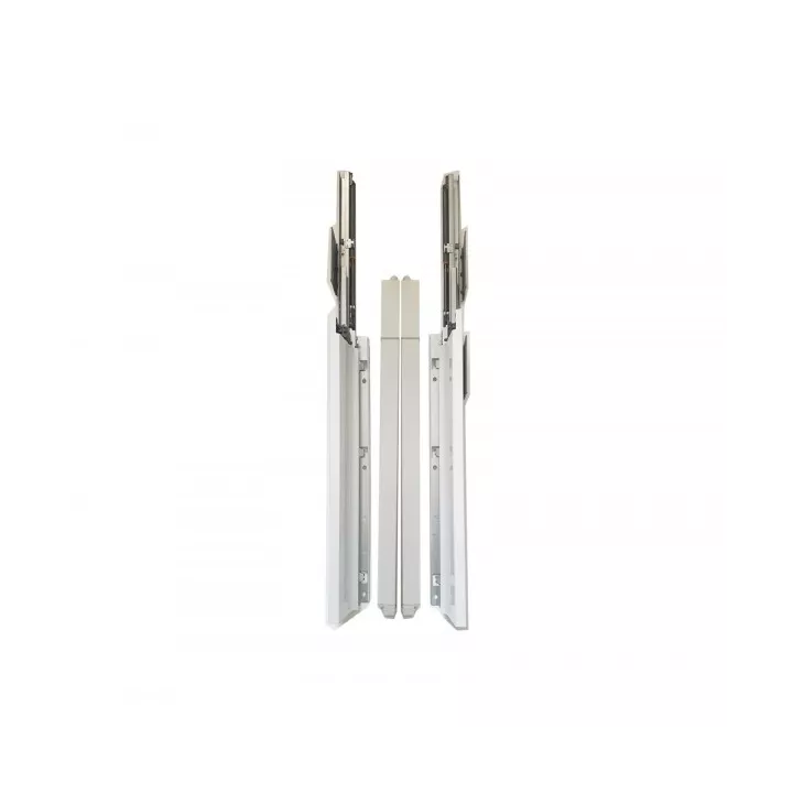 KIT METABOX AVEC 2 TUBES CARRES ET SOFT CLOSE 45CM BLANC DTC KIT METABOX AVEC 2 TUBES CARRES ET SOFT CLOSE 45CM BLANC DTC