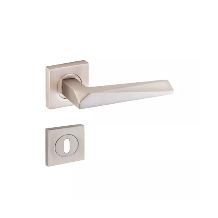 POIGNÉE DE PORTE PRIZMA PETIT TROU SATINÉ DOGANLAR POIGNÉE DE PORTE PRIZMA PETIT TROU SATINÉ DOGANLAR