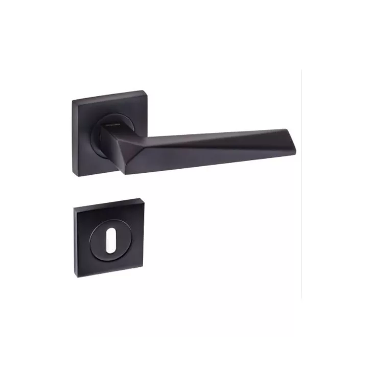 POIGNÉE DE PORTE PRIZMA PETIT TROU NOIR MAT DOGANLAR