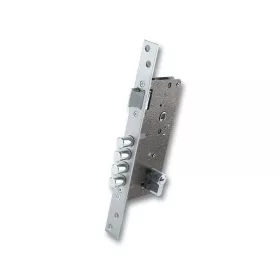 SERRURE ENCASTREE AVEC CYLINDRE 700B 70/7 NICKEL EZCURRA