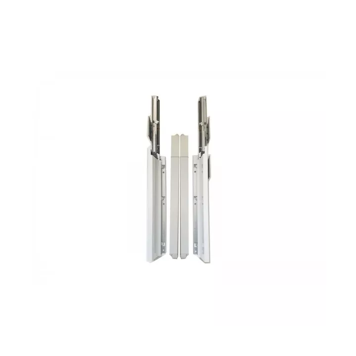 KIT METABOX AVEC 2 TUBES CARRES ET SOFT CLOSE 35CM BLANC DTC