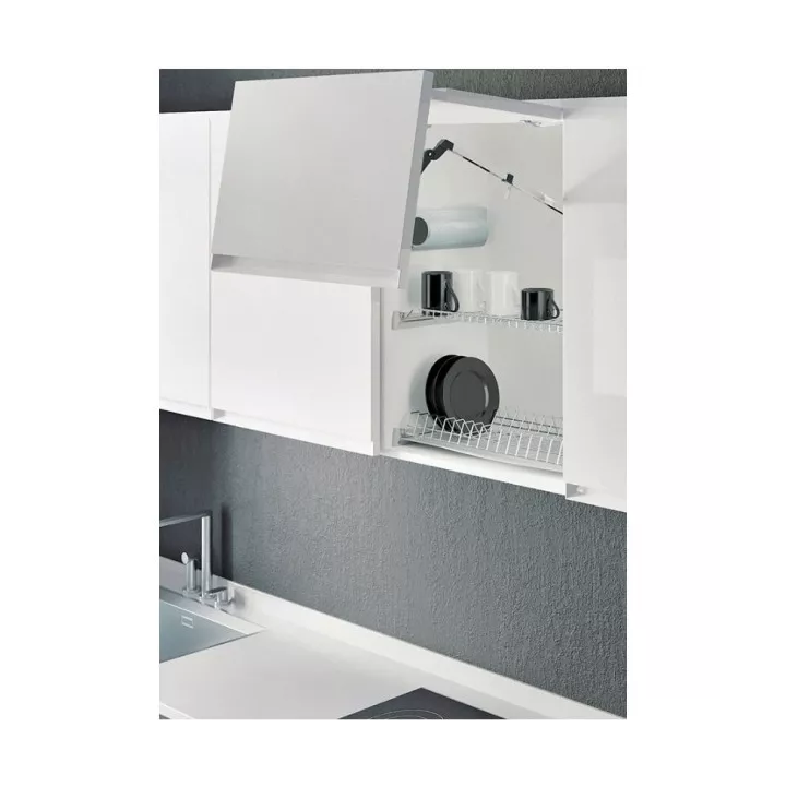 PORTE ASSIETTE ET VERRE AVEC PLATEAU EN PLASTIQUE 90CM S-5166 STARAX