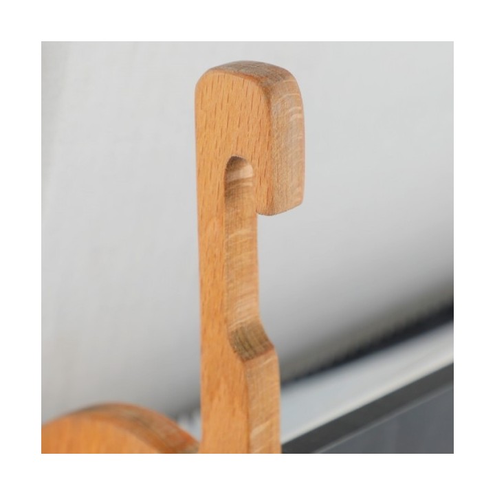 PORTE ROULEAUX DE CUISINE EN BOIS NOIR QUARTELLO PORTE ROULEAUX DE CUISINE EN BOIS NOIR QUARTELLO