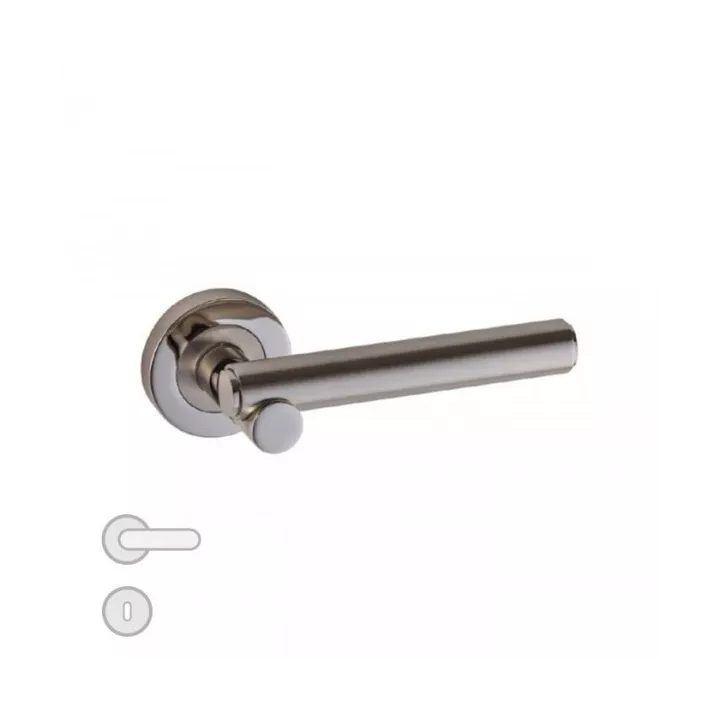 POIGNÉE DE PORTE DORUK PETIT TROU SATIN NICKEL DOGANLAR