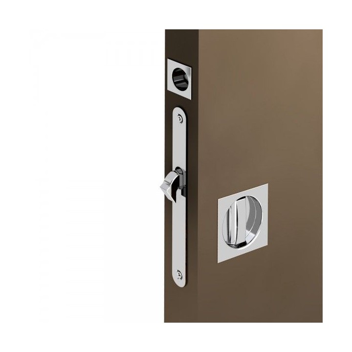 KIT SERRURE À MORTAISER POUR PORTE COULISSANTE ARGENT FROSIO BORTOLO