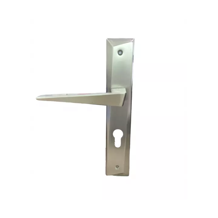 POIGNÉE DE PORTE SUR PLAQUE TULIPE GRAND TROU SATIN-CHROMÉ STAP POIGNÉE DE PORTE SUR PLAQUE TULIPE GRAND TROU SATIN-CHROMÉ STAP