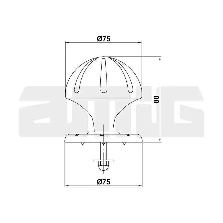 BOUTON DE PORTE NOIR MAT MOD.16 AMIG BOUTON DE PORTE NOIR MAT MOD.16 AMIG