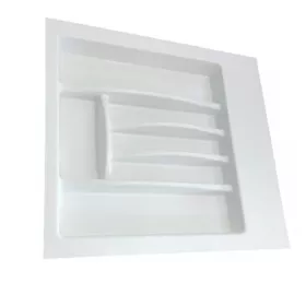 RANGE COUVERTS EN PLASTIQUE BLANC 53*48CM UP