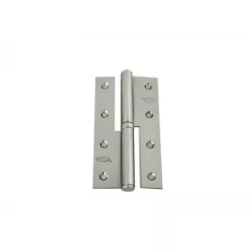 LOT DE 2 PAUMELLES DROITE 140*76*3 MM SATINÉ STAP
