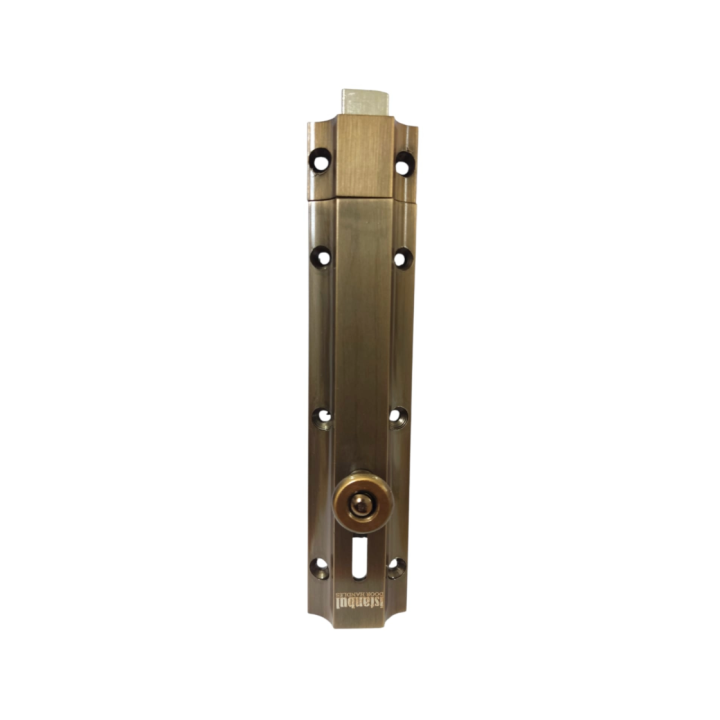 VERROU EN ALUMINIUM COULISSE 150MM BRONZE ISTANBUL VERROU EN ALUMINIUM COULISSE 150MM BRONZE ISTANBUL