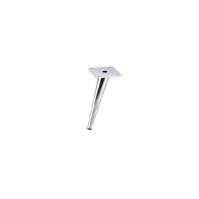 PIED DE MEUBLE CHROMÉ FORME CONIQUE H20CM