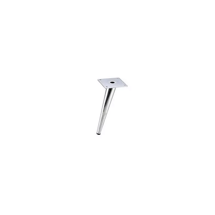 PIED DE MEUBLE CHROMÉ FORME CONIQUE H20CM PIED DE MEUBLE CHROMÉ FORME CONIQUE H20CM