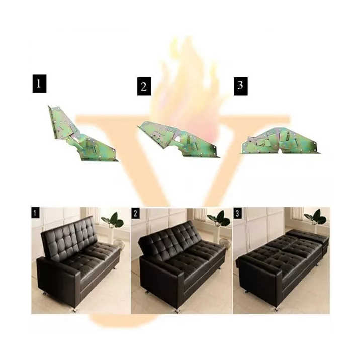 PAIRE MÉCANISME CANAPÉ/LIT RÉGLABLE PAIRE MÉCANISME CANAPÉ/LIT RÉGLABLE