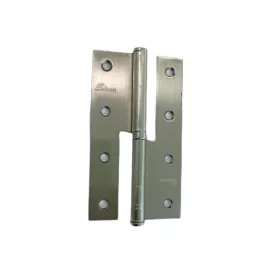 LOT DE 2 PAUMELLES DROITES 140*76*3MM SATINÉ BELLACASA