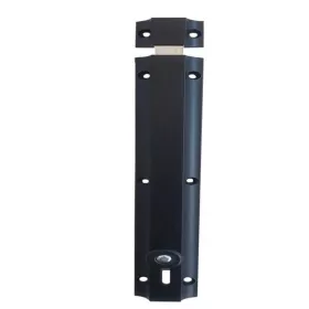 VERROU À COULISSE EN ALUMINIUM 100MM NOIR MAT