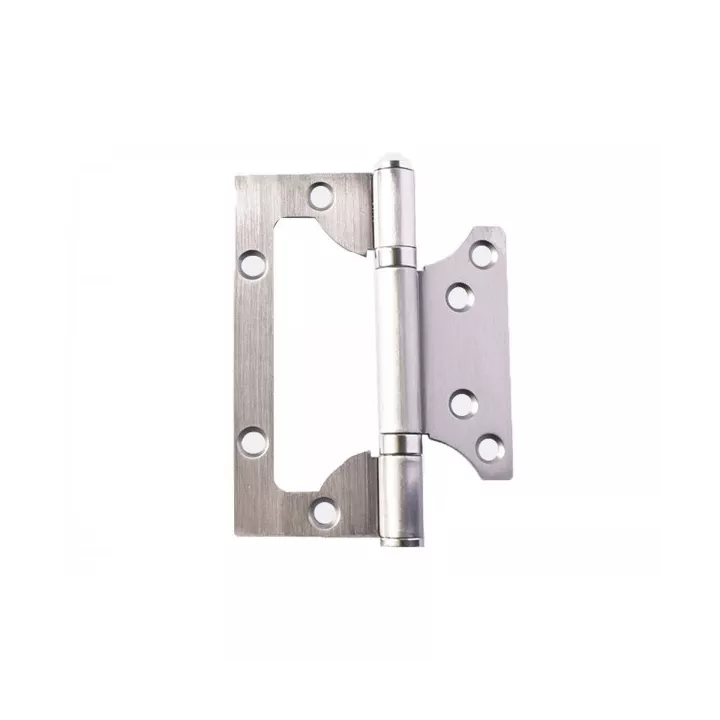 LOT DE 2 CHARNIÈRES PAPILLON 100*75*2.5 MM SATINÉ STAP