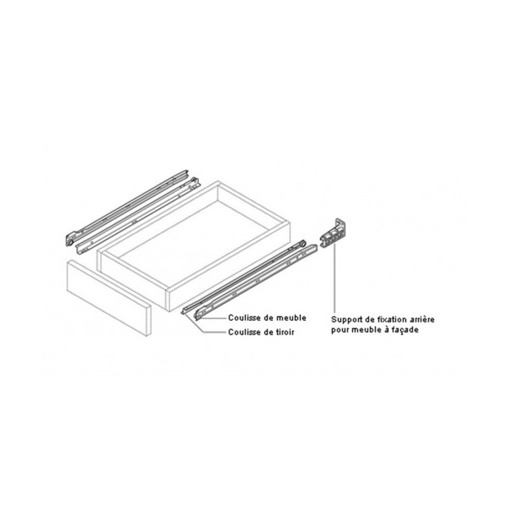 COULISSE STANDARD 230M3500 BLUM COULISSE STANDARD 230M3500 BLUM