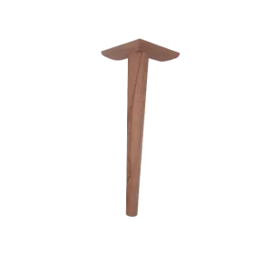 PIED DE MEUBLE EN BOIS FORME CONIQUE HAUTEUR 55CM