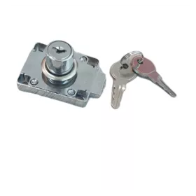 SERRURE TIROIR SANS GACHE 22MM MTS