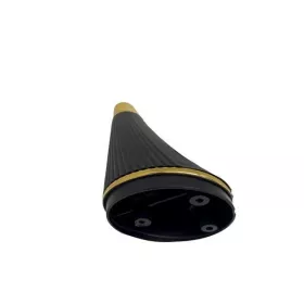 SABOT DE MEUBLE FORME CONIQUE H15CM NOIR