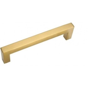 POIGNÉE DE MEUBLE DORÉ MAT 128MM OZKM
