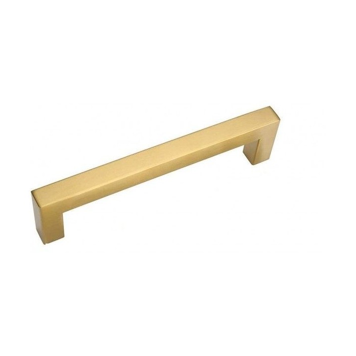 POIGNÉE DE MEUBLE DORÉ MAT 128MM OZKM