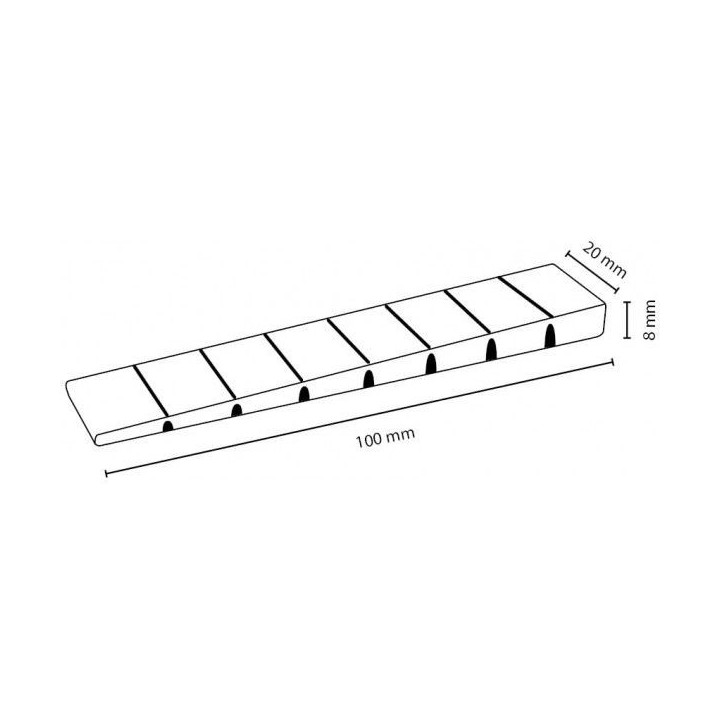LOT DE 4 CALES MEUBLE EN PLASTIQUE AMIG