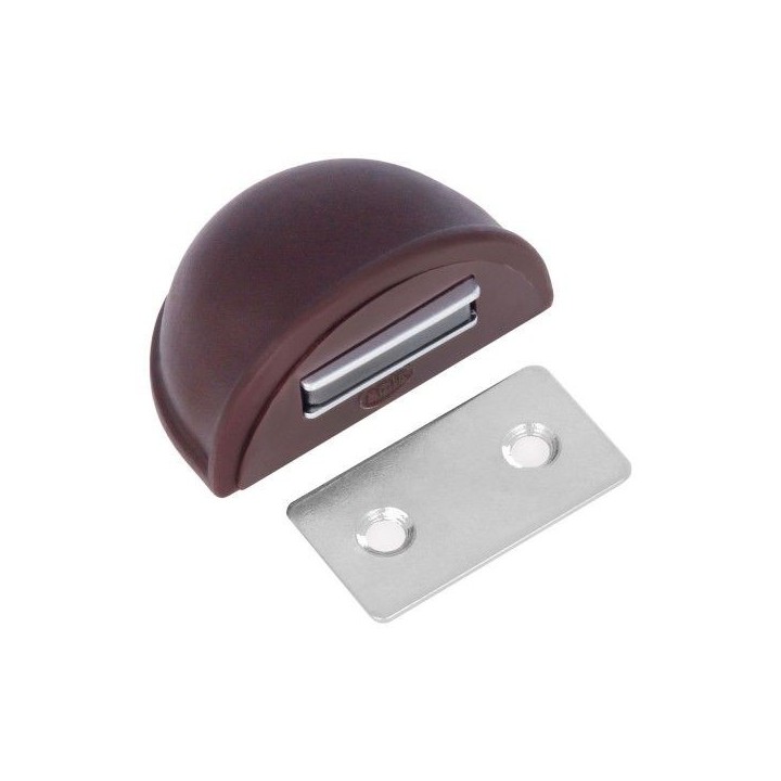 BUTOIR DE PORTE MAGNÉTIQUE EN PLASTIQUE MOD.403 MARRON AMIG