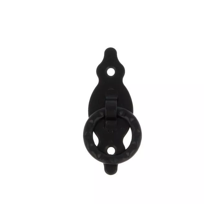 ANNEAU POIGNÉE DE MEUBLE VERTICAL NOIR AMIG