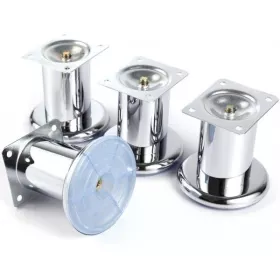 PIED DE MEUBLE CHROMÉ ROND Ø45MM H60MM
